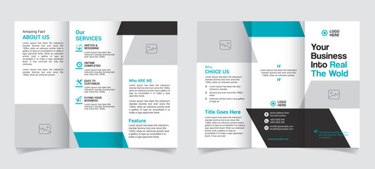 Trifold Brochure Template with vector file