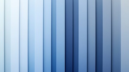 Fototapeta premium Blue vertical rectangles creating an abstract color gradient effect