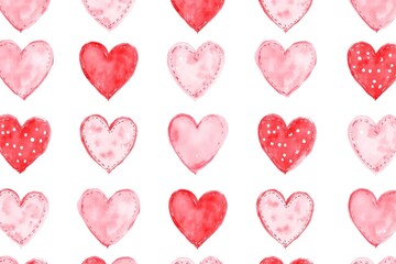 seamless pattern with hearts