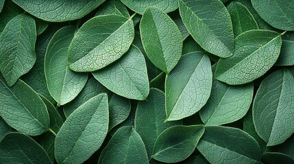 Obraz premium Lush Green Leaf Background Texture Nature s Vibrant Foliage Overlay