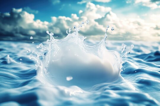 Creative splash graphic design layouts for water advertising concepts and campaigns