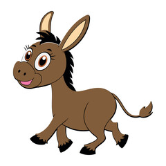 Donkey cartoon art