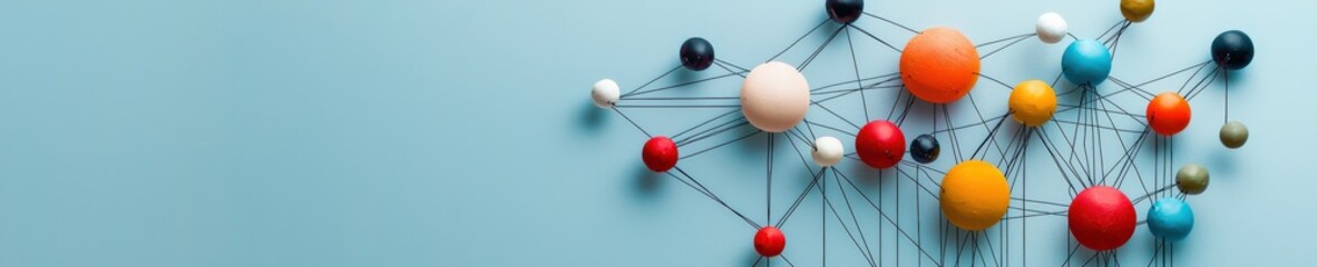 A symbolic target board with data points representing goals achieved.