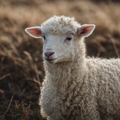 Fototapeta premium sheep and lamb