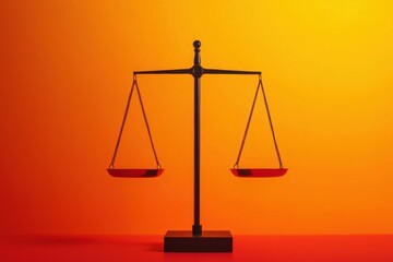 Artistic Interpretation of Risk vs Reward on a Scale