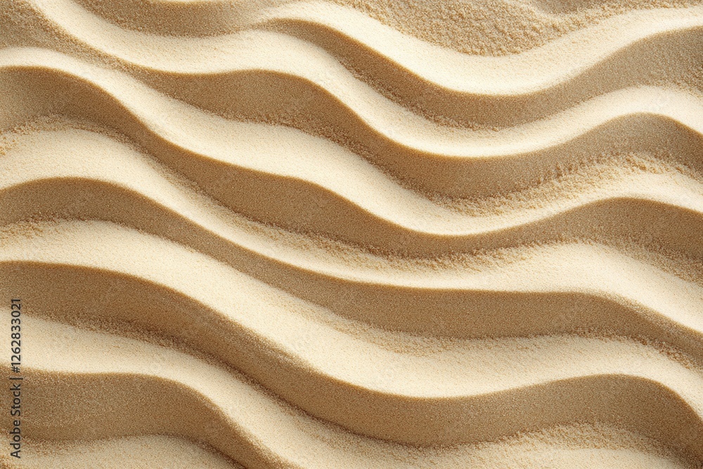 Poster natural wave patterns in sand create a mesmerizing texture