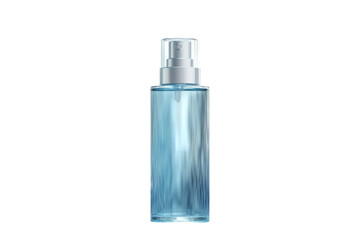 Winter skin moisturizer bottle isolated on transparent background