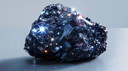 Geological deposits containing valuable ore and minerals.