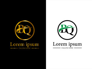 Unique letter typography logo collection design