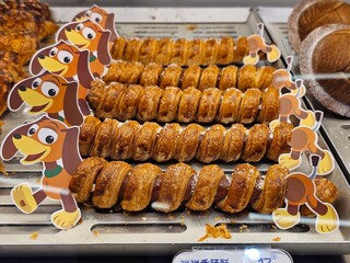 lustige Hot Dog W&uuml;rstchen zum Essen in China