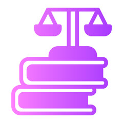 Law Faculty gradient icon