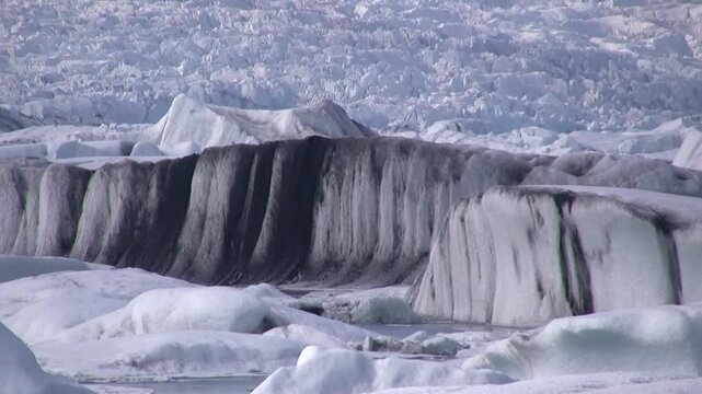 Gletscherlagune, Eissee mit Eisbergen, J&ouml;kuls&aacute;rl&oacute;n in Island