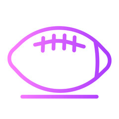 Rugby  gradient icon