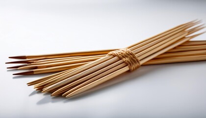 toothpicks on a white background