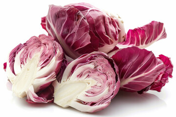Obraz premium radicchio isolated on white background