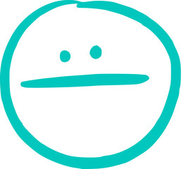 icônes DOODLE couleurs pop vecteur