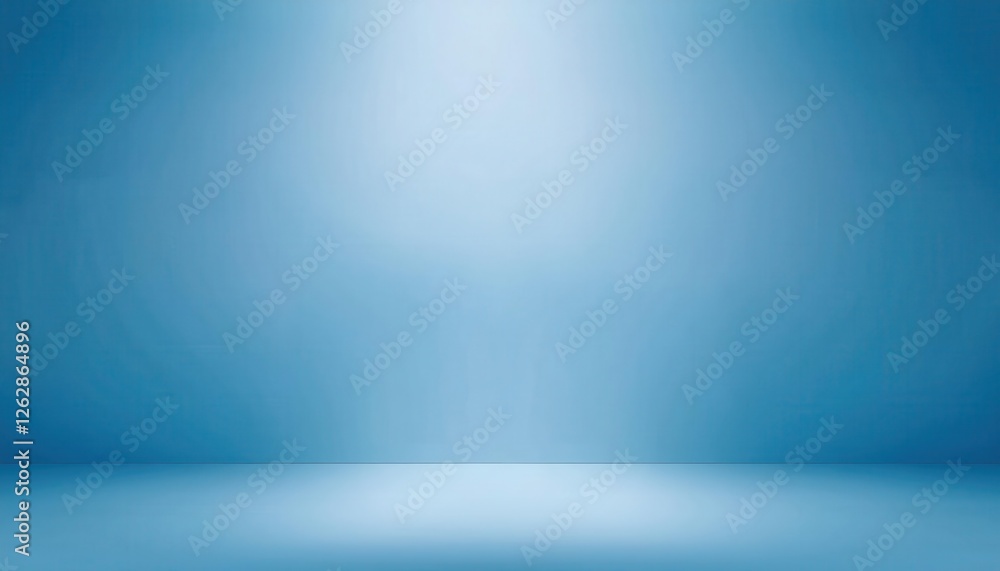 Leinwandbilder minimal blue gradient backdrop for product photography and digital design with soft lighting and stu