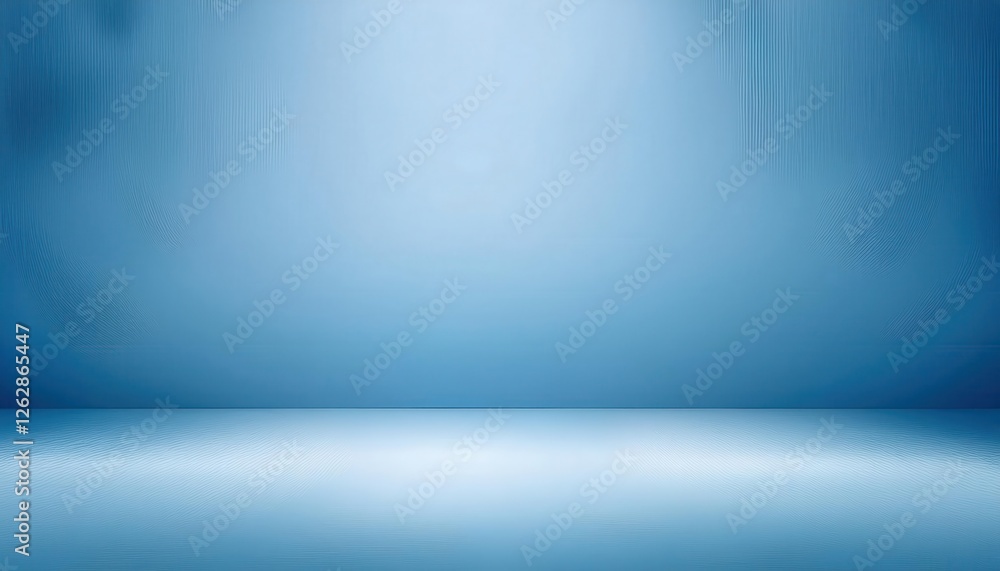 Leinwandbilder minimal blue gradient backdrop for product photography and digital design with soft lighting and stu