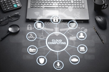 Cloud computing technology and online data storage.