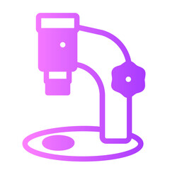 microscope gradient icon