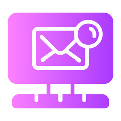 email gradient icon