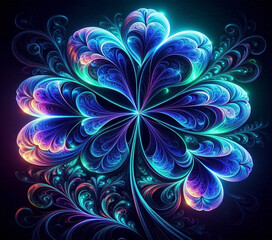 abstract clover background