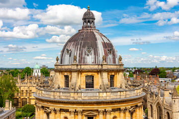 Naklejka premium Radcliffe Camera in center of Oxford, England