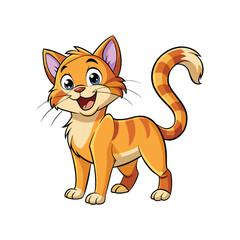 Cartoon cat vector