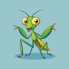green bug cartoon