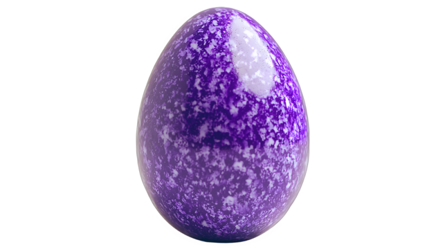 an image of a purple egg on a transparent background, PNG image, PNG file, Generative art.