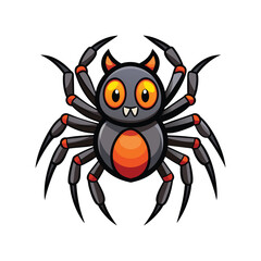 halloween spider vector illustration