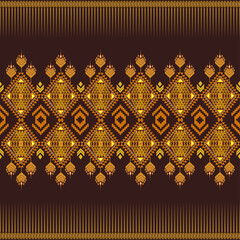 geometric seamless pattern traditional design.
