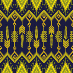 geometric seamless pattern traditional design.