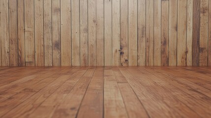 Naklejka premium A rustic wooden backdrop showcasing textured planks and natural grain patterns, perfect for photography and creative projects.