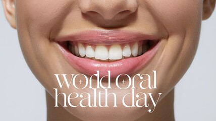 Bright smile showcasing oral health for World Oral Health Day.