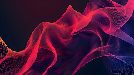 Abstract colorful wave patterns flowing seamlessly in a dark background, evoking energy and motion