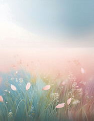 Naklejka premium blue sky with clouds backround wallpaper