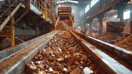 The mining and extraction of copper are crucial in sustaining industries that rely on this mineral's conductive and corrosion-resistant qualities.