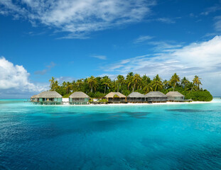 Fototapeta premium Generated image 島のコテージ