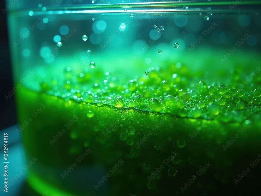 Aufkleber exploring biofuel production from algae in a laboratory setting using innovative cultivation techniq