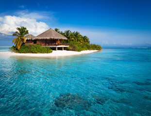 Fototapeta premium Generated image 島コテージ