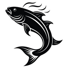 vector illustration of a fish