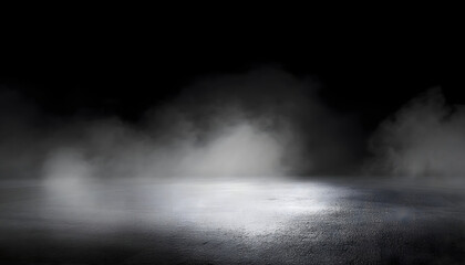 Fototapeta premium Smoky low-light concrete surface