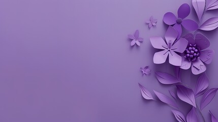 In the Name of Violet, Decorate the Tenderness and Strength of Women's Day - Pay Tribute to Every Shining Woman Against the Dreamy Violet Background