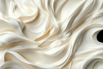 Obraz premium Abstract creamy texture close-up. Possible use for food product packaging or background design