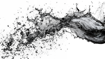 clouds of smoke in the darkness of a black night PNG image, PNG file, Generative art.