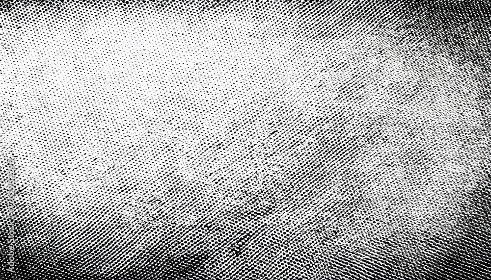 Fototapete abstract halftone texture with black dots creating a retro comic style gradient for graphic backgrou