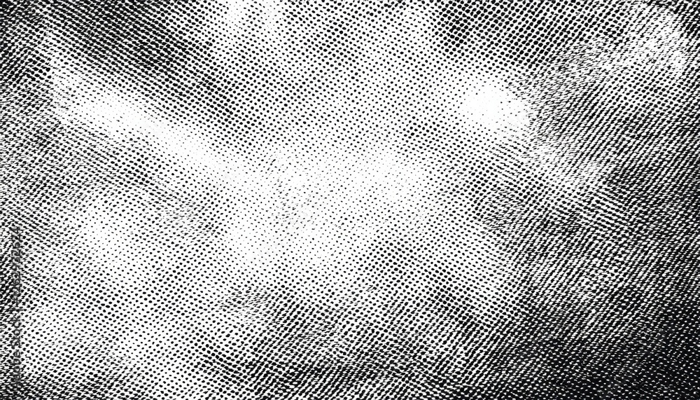Aufkleber abstract halftone texture with black dots creating a retro comic style gradient for graphic background or overlay