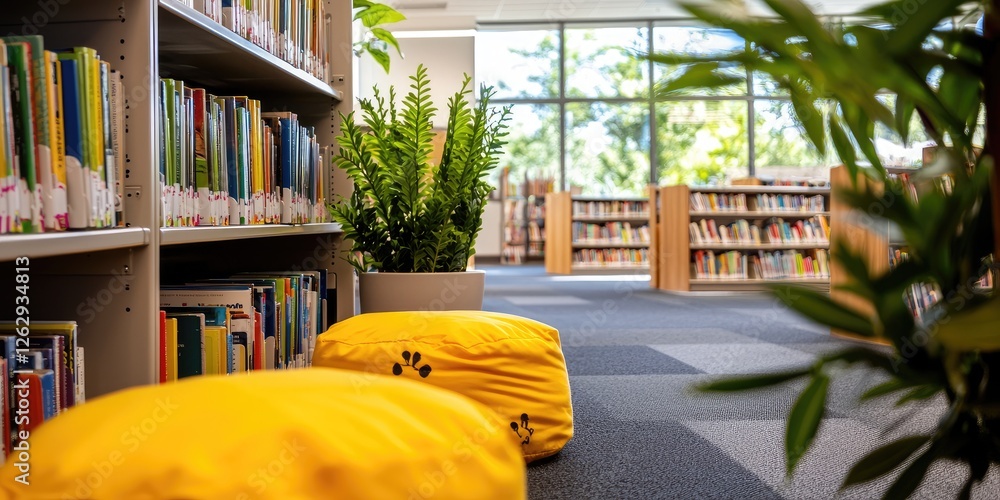 Poster virtual library with accessible reading options, featuring assistive technology tools like screen re