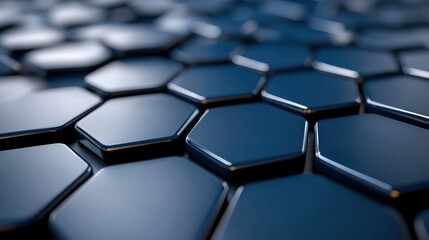 Obraz premium Captivating Geometric Beauty of Renewable Solar Power Surfaces